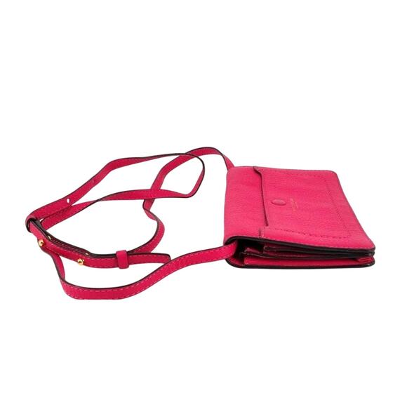 Marc Jacobs Empire City Leather Crossbody Wallet Bag Pink Gold Hardware Designer - Picture 10 of 16